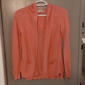 Pink Maurices hooded cardigan